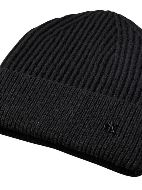 Cappellino in lana e lurex nero Calvin Klein | LV04D8032GUB1